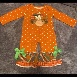 Boutique Toddler Turkey Romper